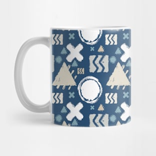 ❆ Winter Geometrix ❆ Vintage Retro Mid Century abstract pattern Mug